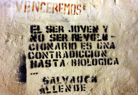 Salvador Allende Mal Gobierno Una Calle Salvador Allende